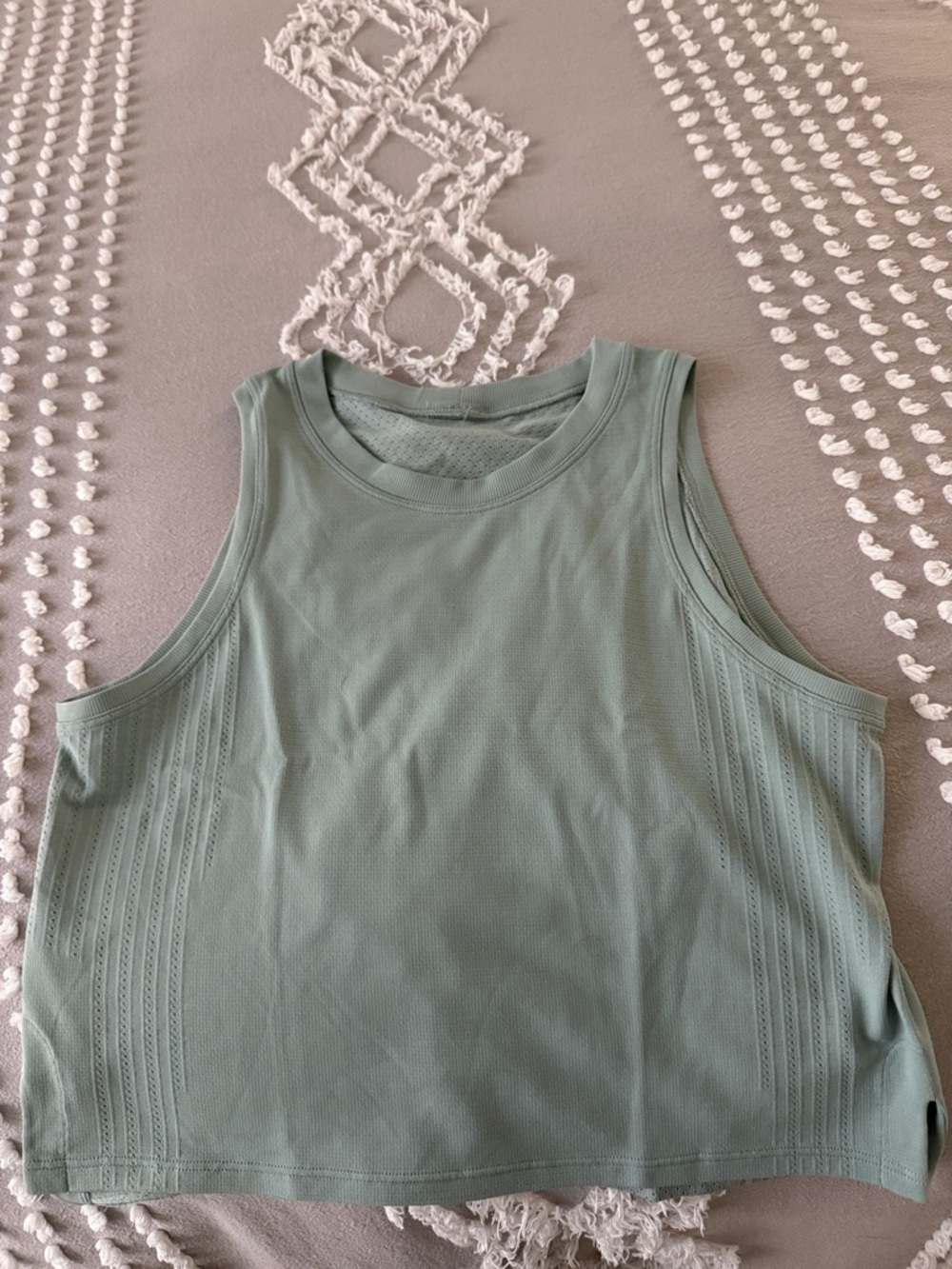 Lululemon Women's Sleeveless Knit Tank Top - Sage
